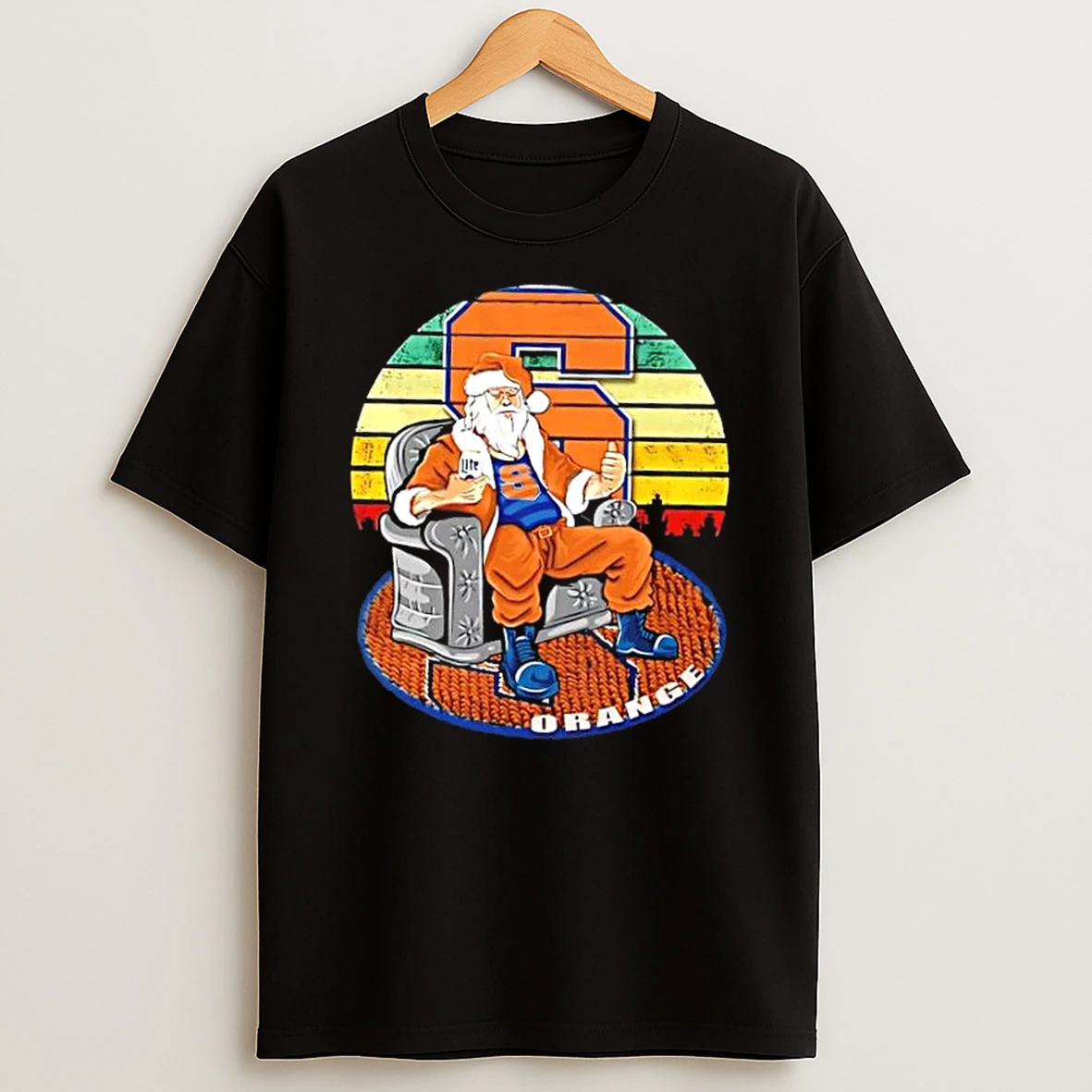 Syracuse Orange X Santa Claus Christmas Vintage Shirts