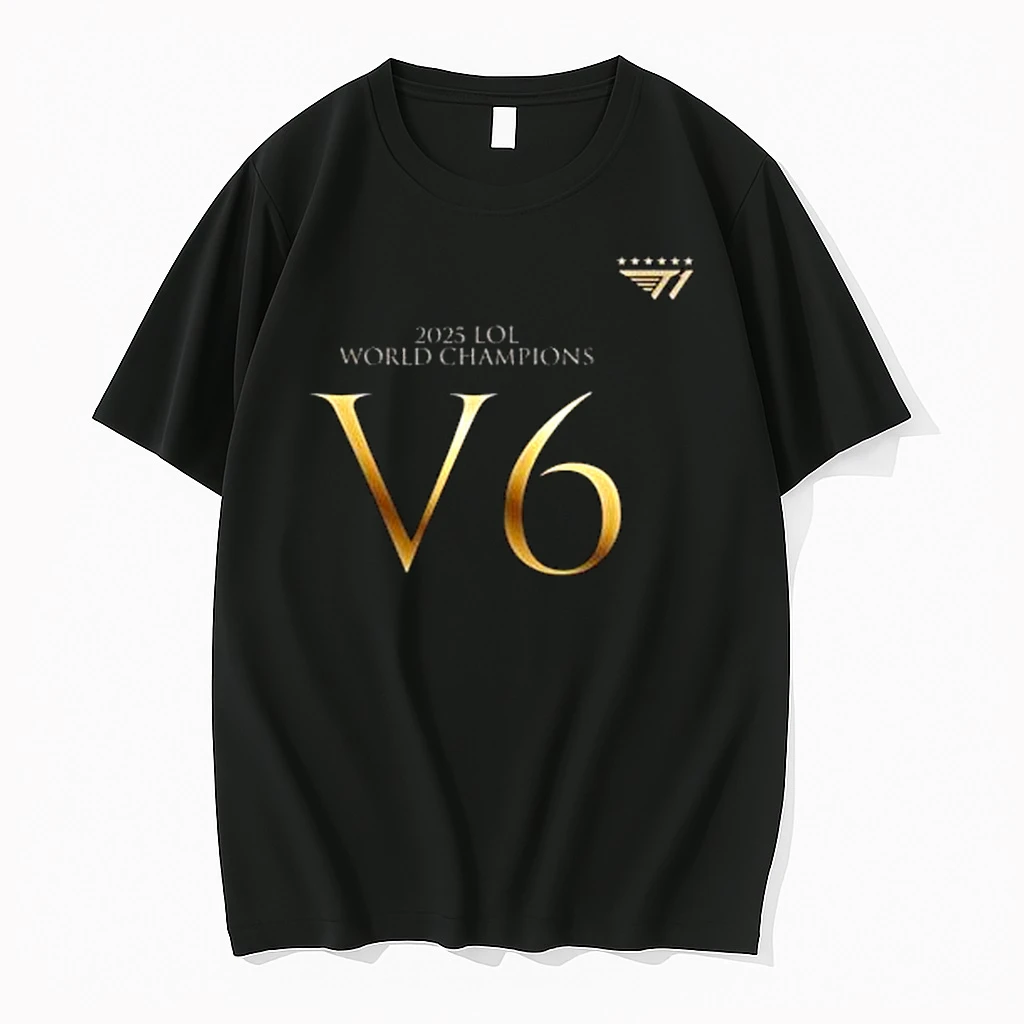 T1 2025 Lol World Champions V6 Shirts