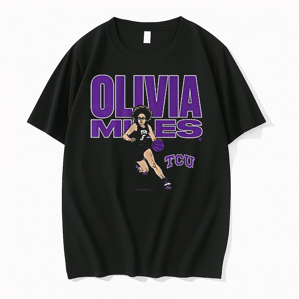 Tcu Basketball Olivia Miles Name Pose 2025 Shirts