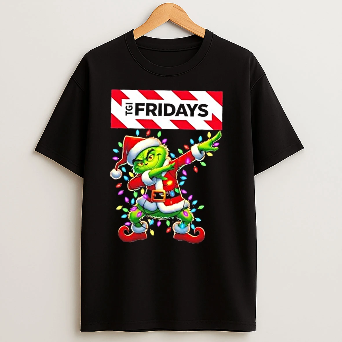 Tgi Fridays Grinch Dabbing Merry Christmas T Shirts