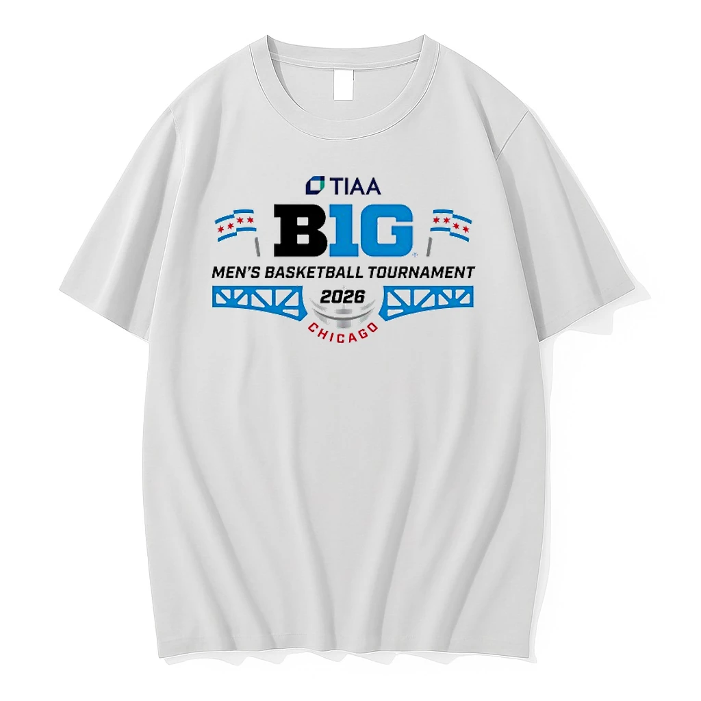 Tiaa Big Ten Mens Basketball Tournament 2026 Chicago Logo Shirts
