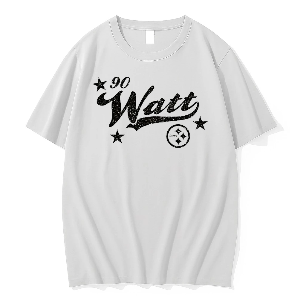 Tj Watt Pittsburgh Steelers Football Number 90 And Name Glitter Shirts