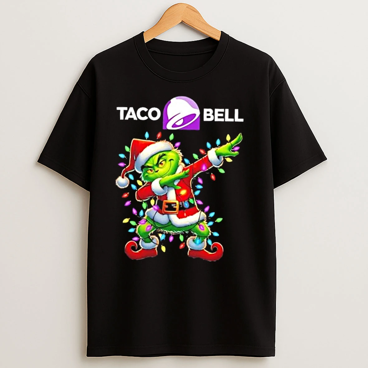 Taco Bell Grinch Dabbing Merry Christmas T Shirts
