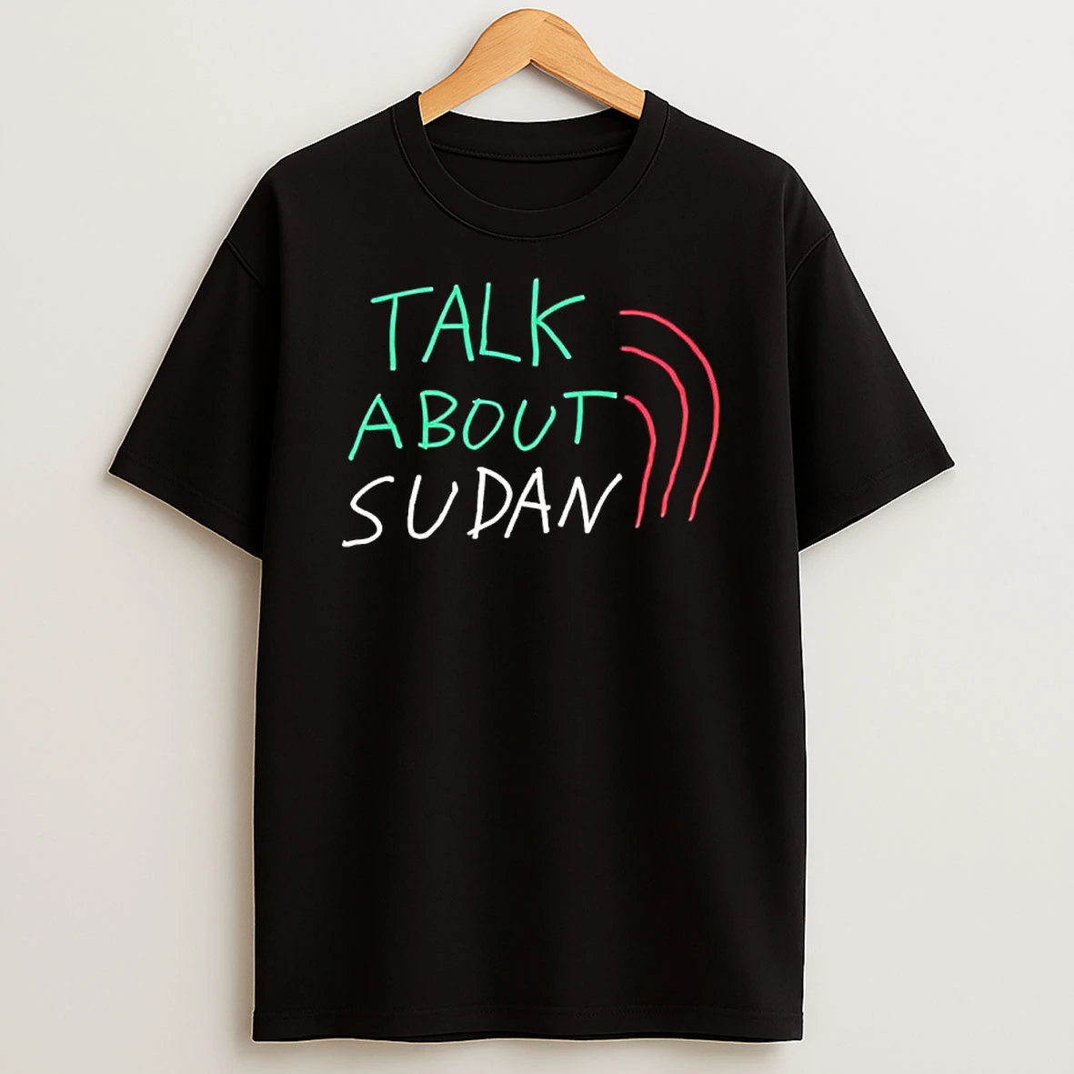 Talk About Sudan Charity Black Shirts