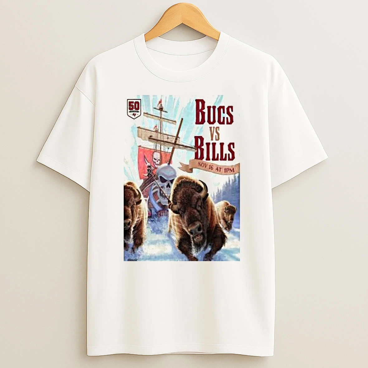 Tampa Bay Buccaneers X Buffalo Bills Highmark Stadium Nov 16 2025 Shirts