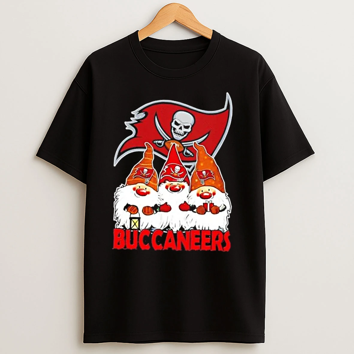 Tampa Bay Buccaneers X Gnomes Xmas Christmas T Shirts