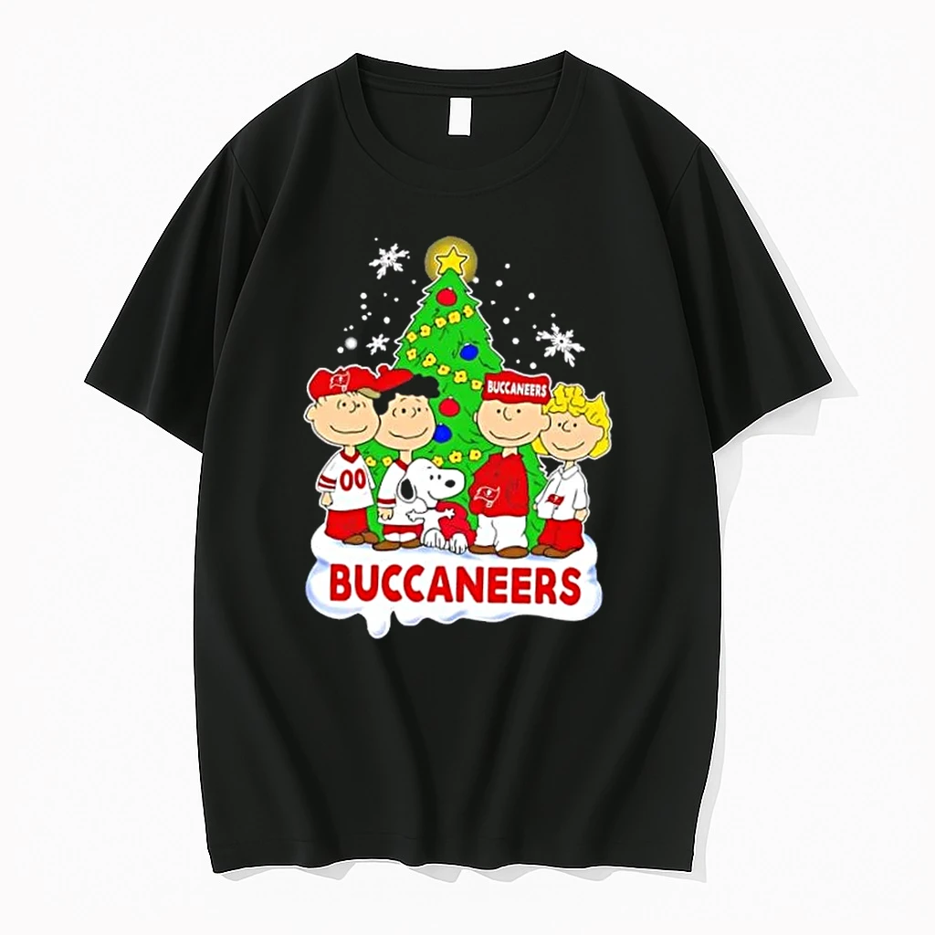 Tampa Bay Buccaneers X Peanuts Snoopy And Friends Christmas Tree Shirts