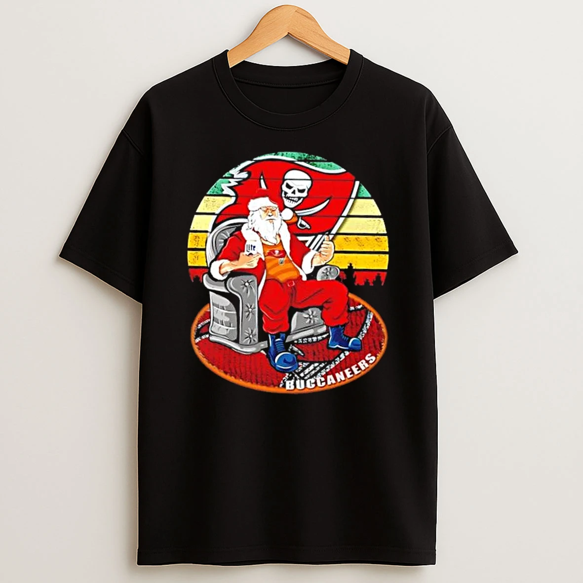 Tampa Bay Buccaneers X Santa Claus Christmas Vintage Shirts