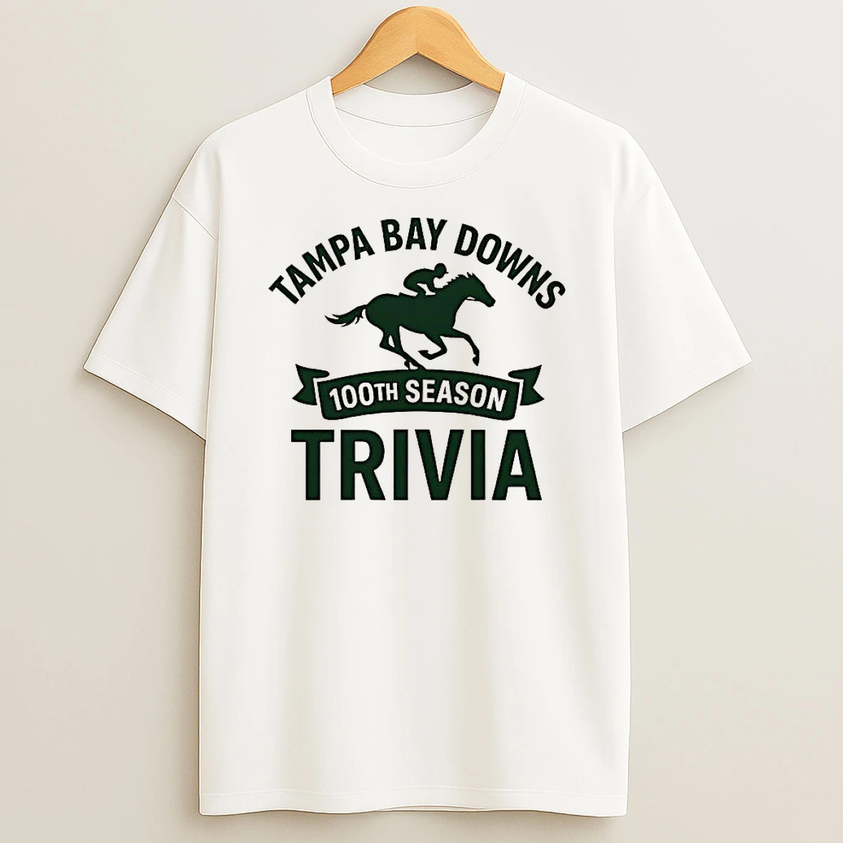 Tampa Bay Downs 100th Season Trivia 2025 Logo Shirts