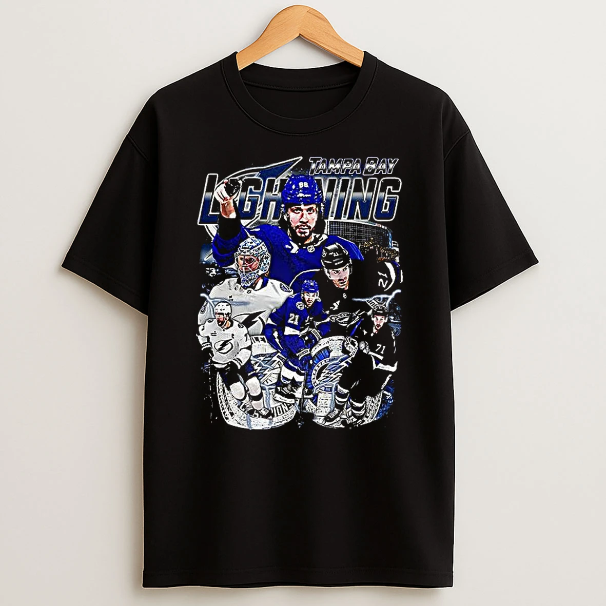 Tampa Bay Lightning Hockey Champions Player Graphic Shirts