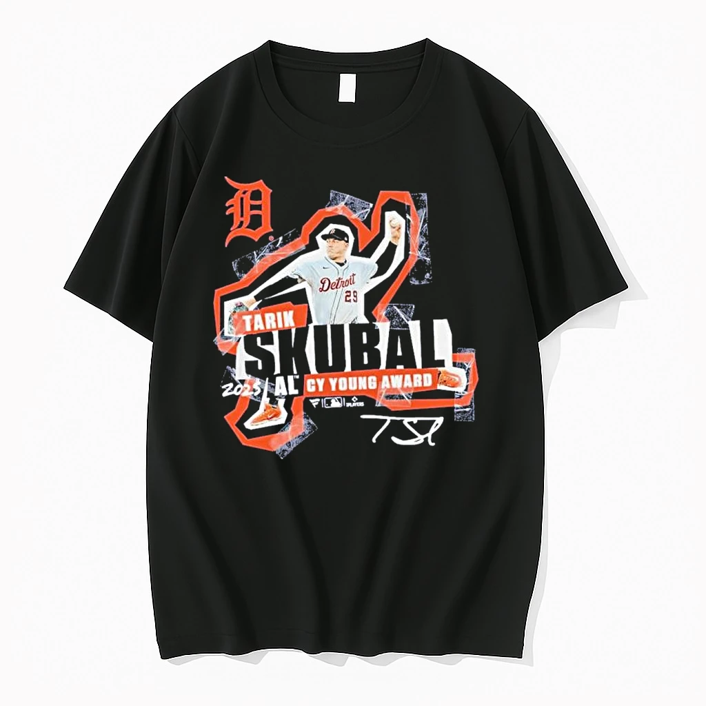 Tarik Skubal Detroit Tigers 2025 American League Cy Young Award Winner Shirts