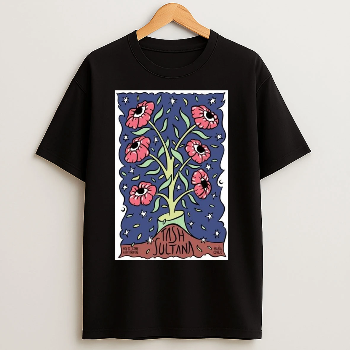 Tash Sultana In Mexico City Mexico Tour Nov 12 2025 Long Sleve T Shirts