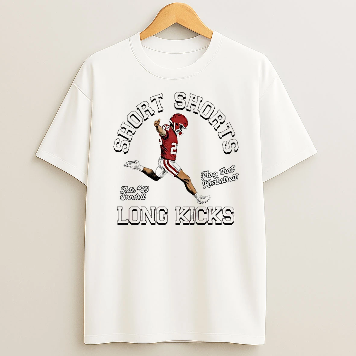 Tate Sandell Oklahoma Sooners Short Shorts Flag That Herbstreit Long Kicks Shirts