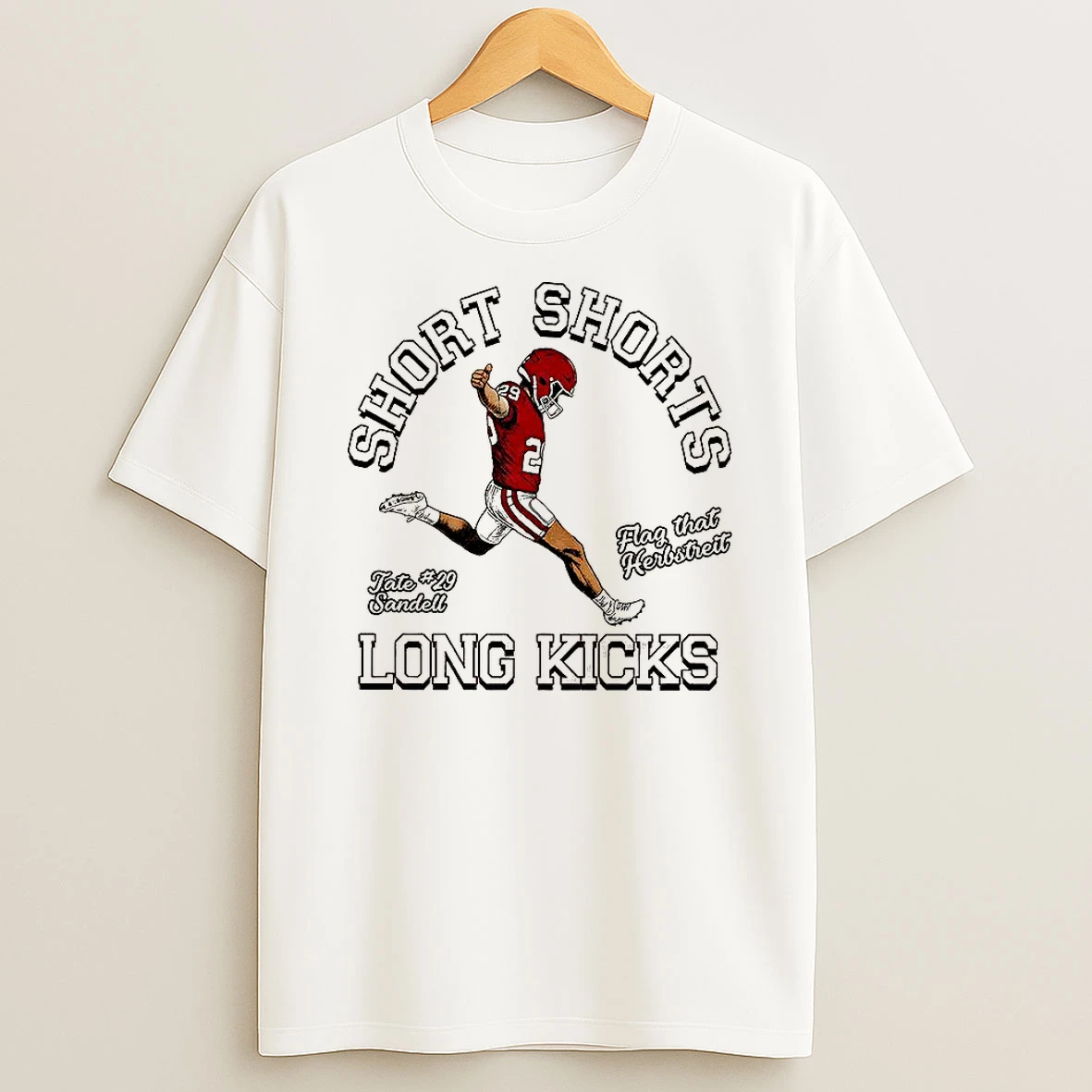 Tate Sandell Short Shorts Long Kicks Shirts