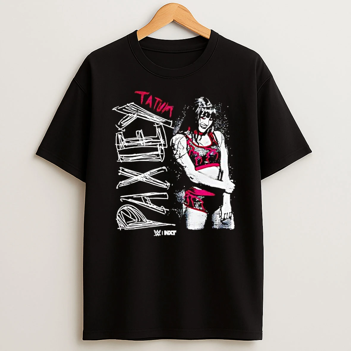 Tatum Paxley Scratch Name Wwe Retro Shirts