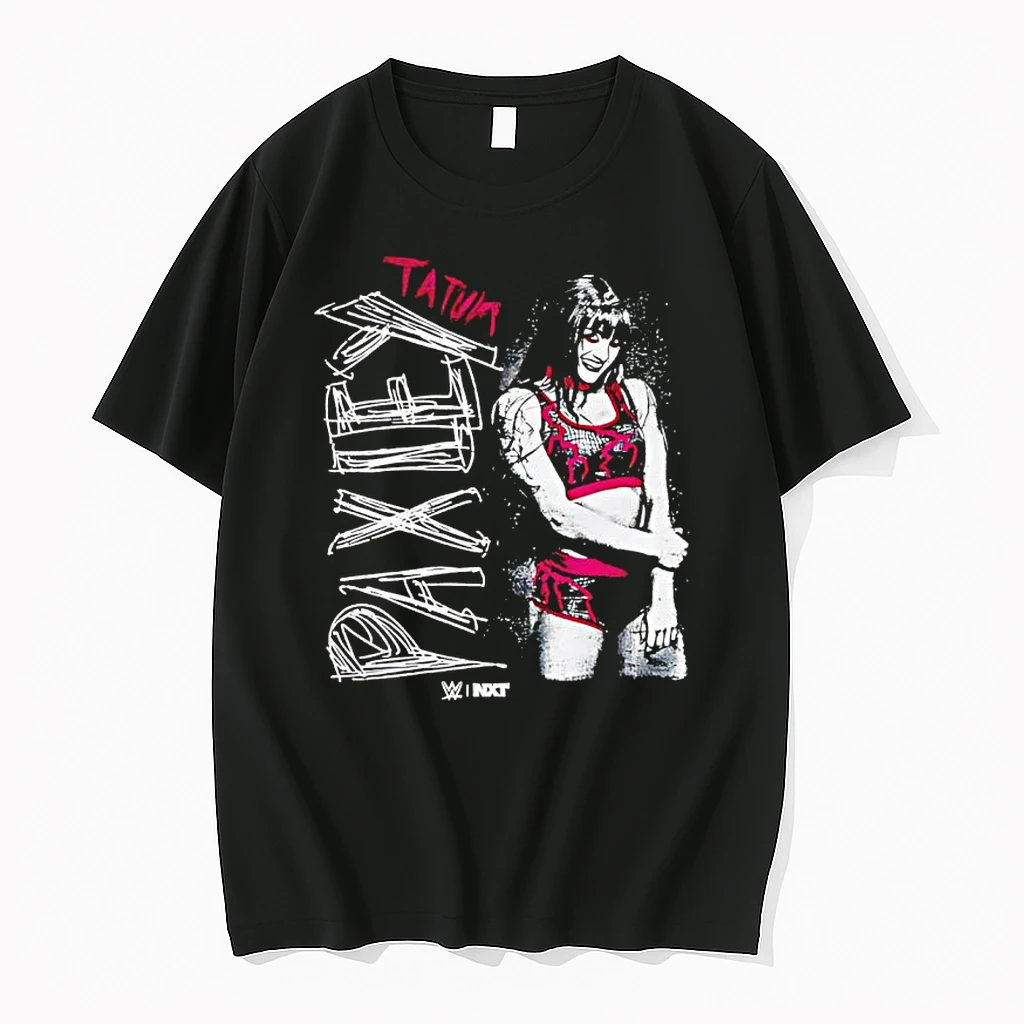 Tatum Paxley Scratch Name Wwe Retro Black Shirts