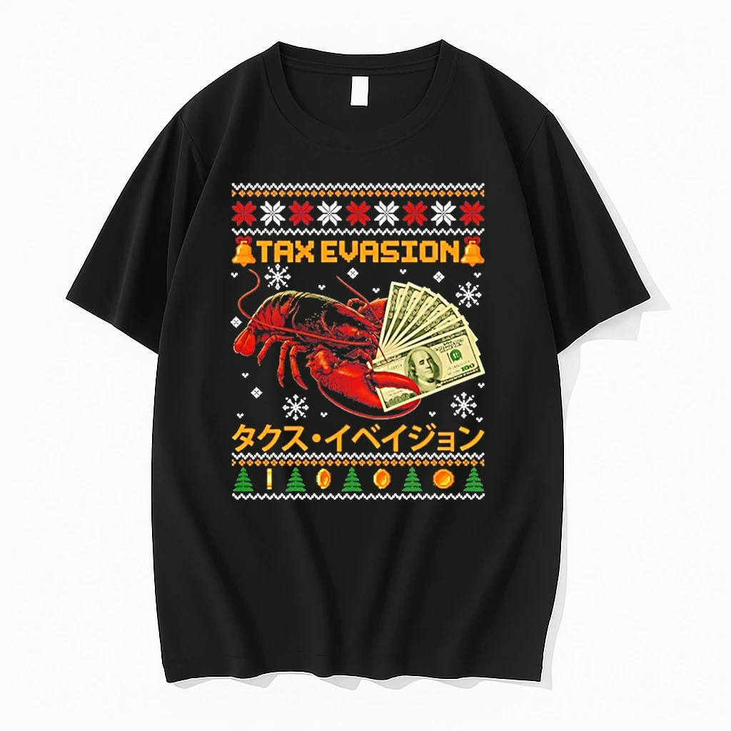 Tax Evasion Lobster Ugly Christmas Shirts