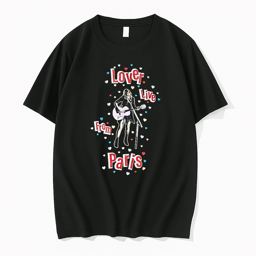 Taylor Lover Live From Paris 2025 Heart Shirts