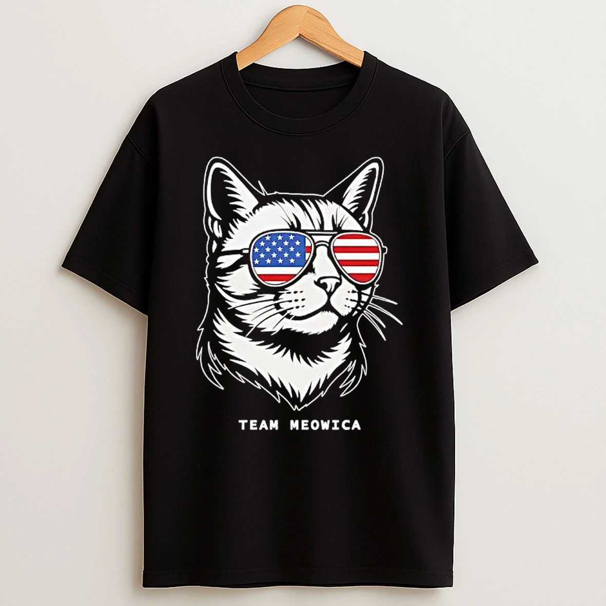 Team Meowica All American Cat Shirts