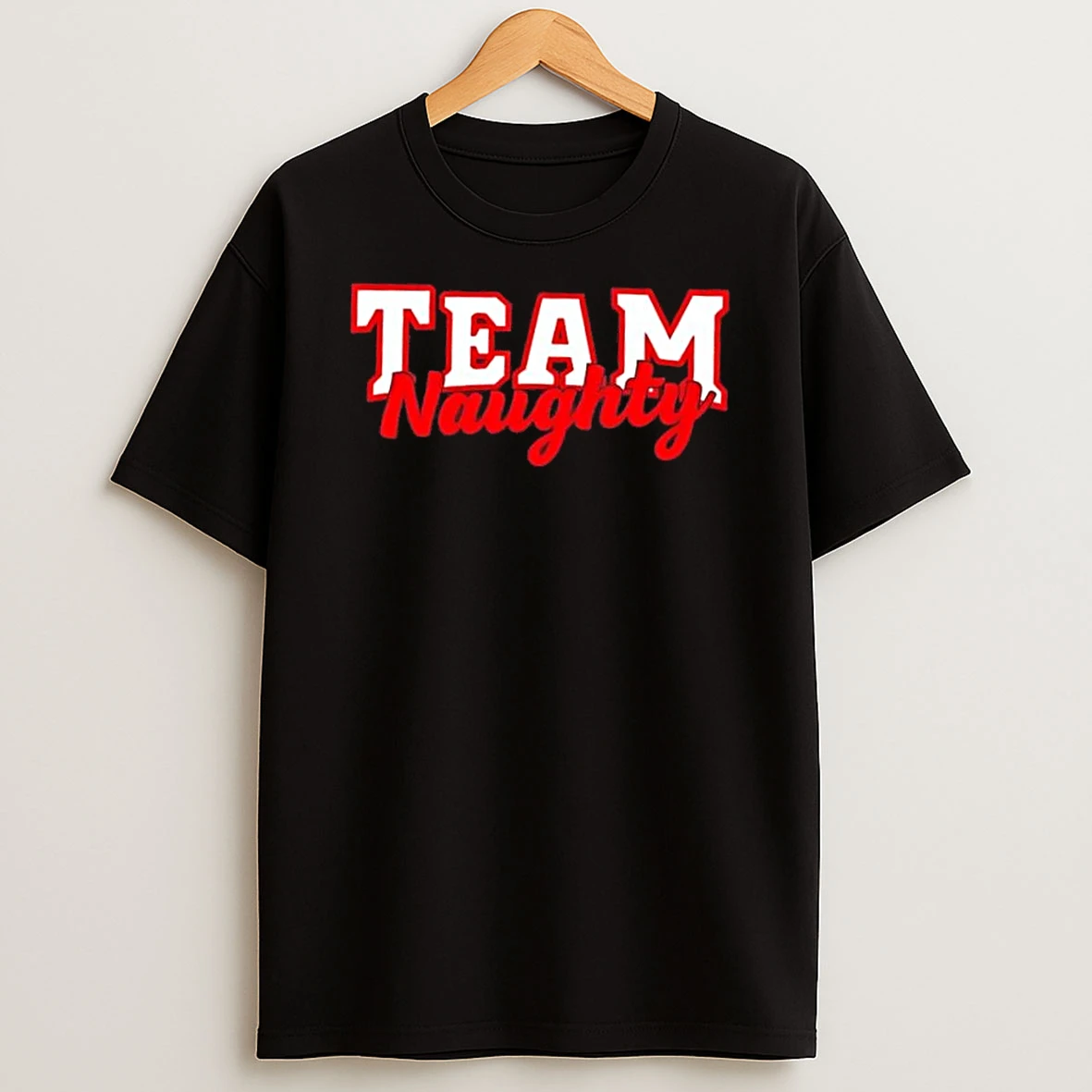 Team Naughty Christmas Shirts