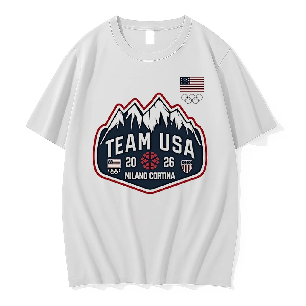Team Usa 2026 Mountain Patch Milano Cortina Shirts