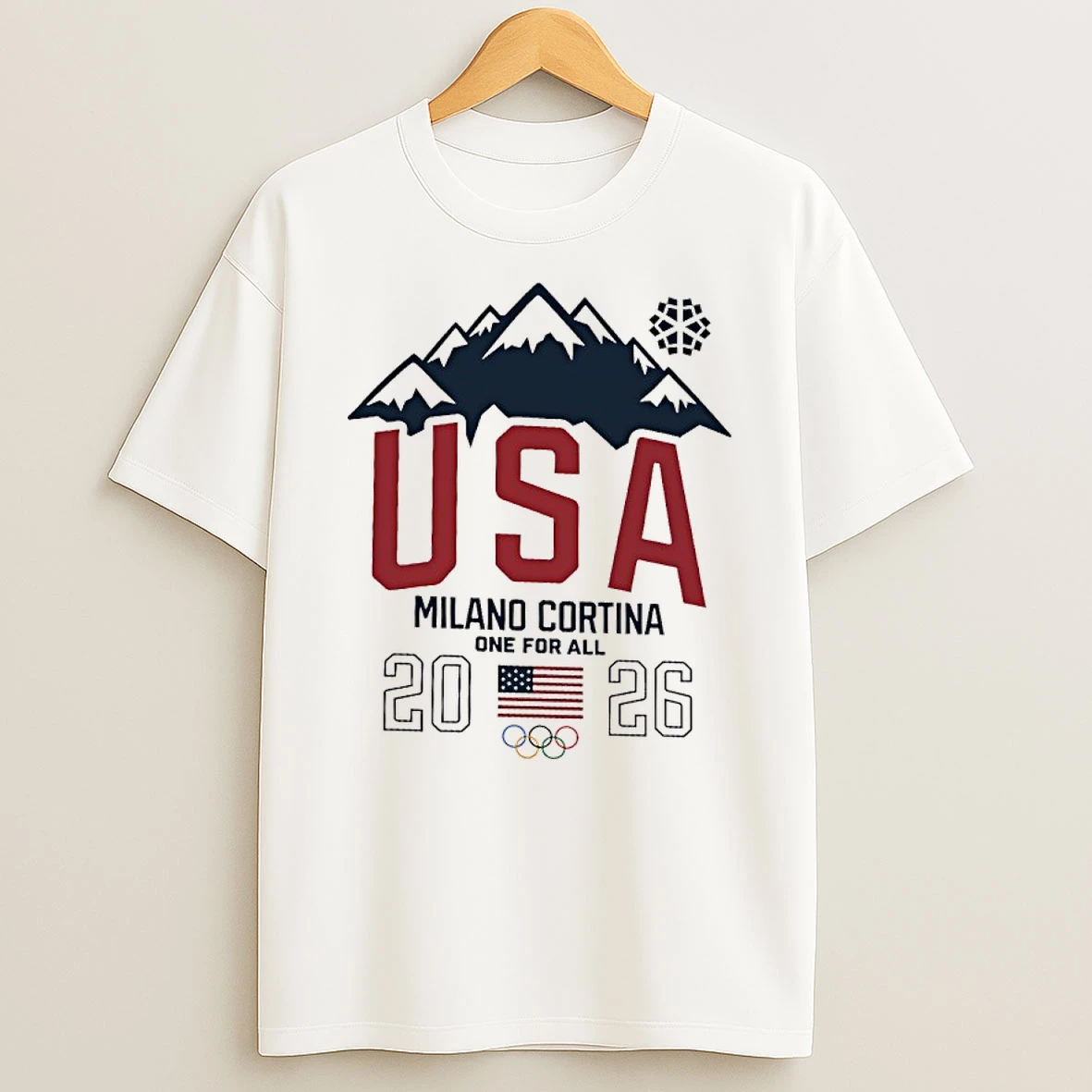 Team Usa 2026 Olympic Milano Cortina One For All Shirts