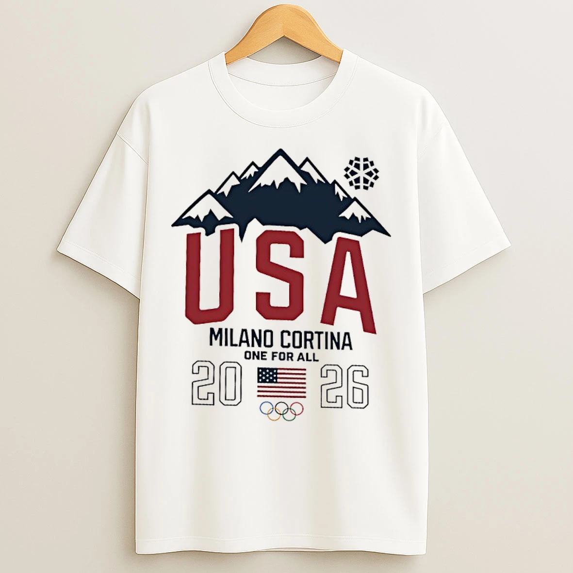 Team Usa 2026 Olympic Milano Cortina One For All T Shirts
