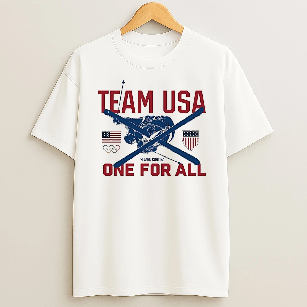 Team Usa Milano Cortina 2026 Winter Olympics Freestyle Skiing Shirts