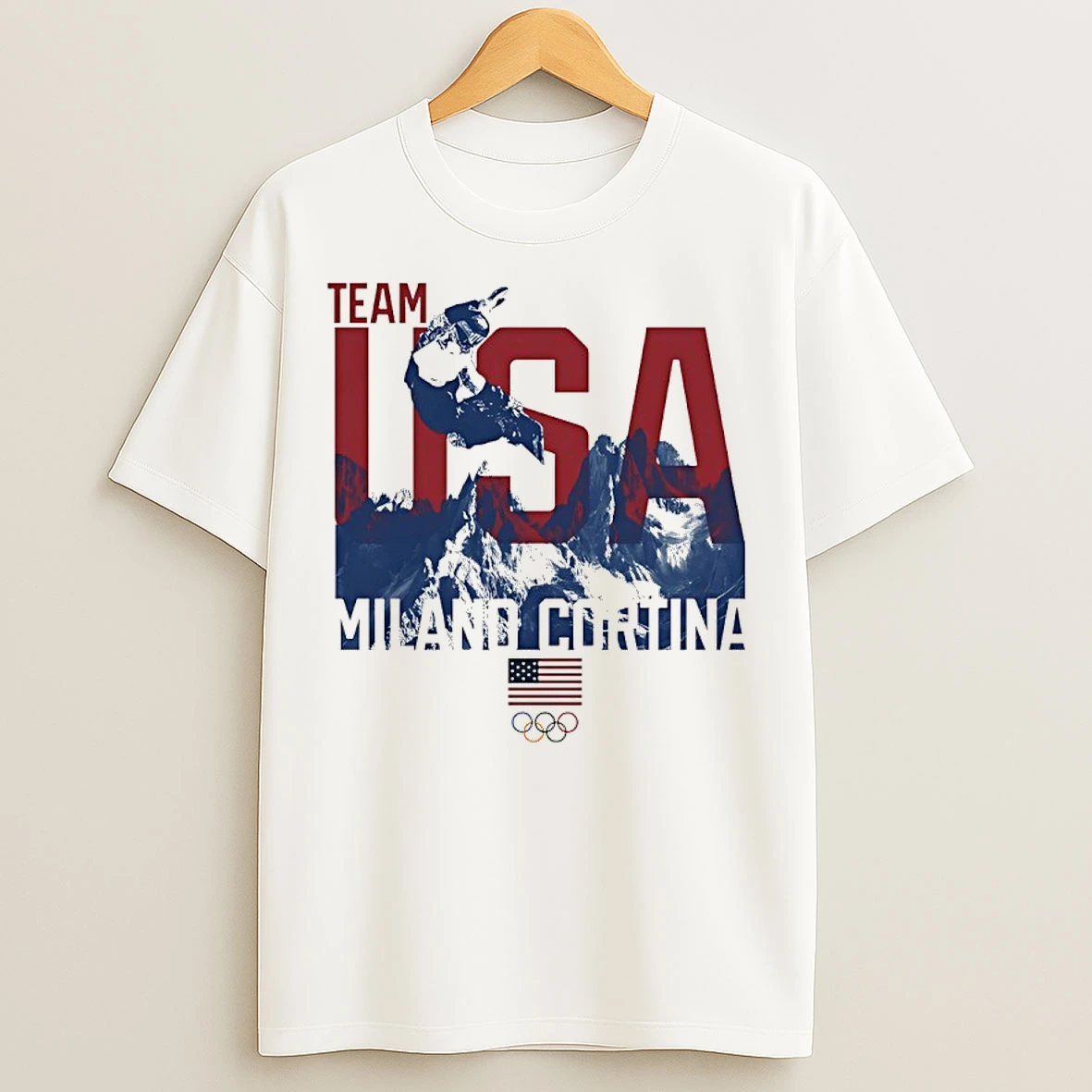 Team Usa Milano Cortina Snowboarding Olympic 2025 T Shirts