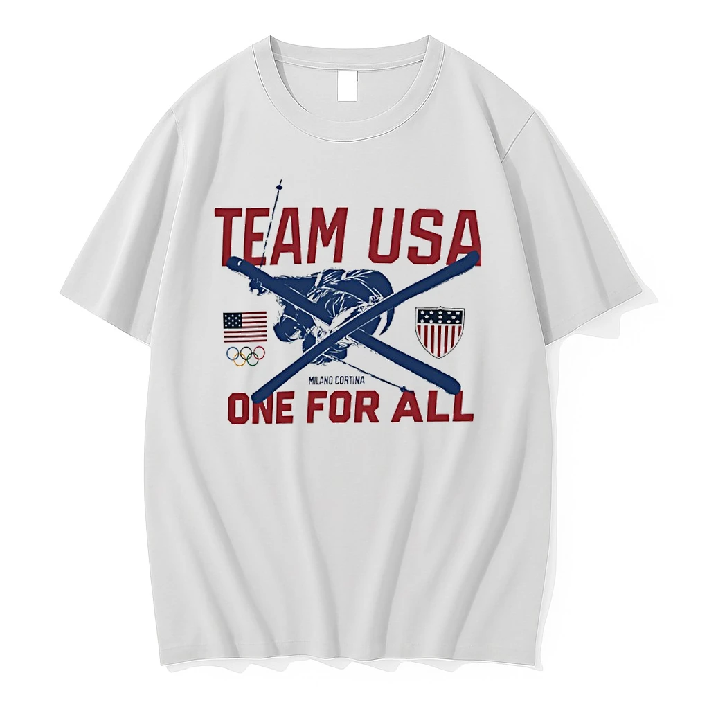 Team Usa One For All 2026 Winter Olympics Freestyle Skiing Shirts
