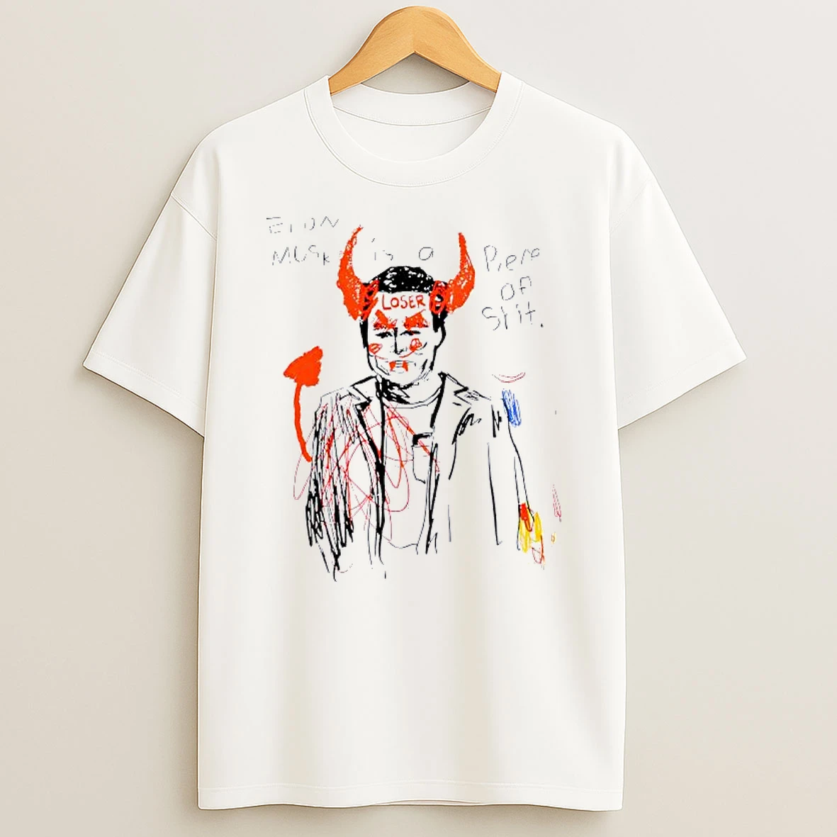 Teddy Fresh Elon Musk Is A Piece Of Sht Shirts