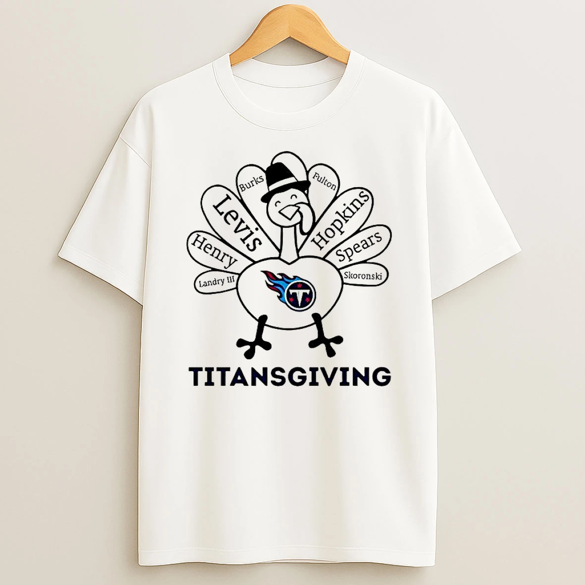 Tennessee Titans Turkey Titansgiving Thanksgiving With Heroes Shirts