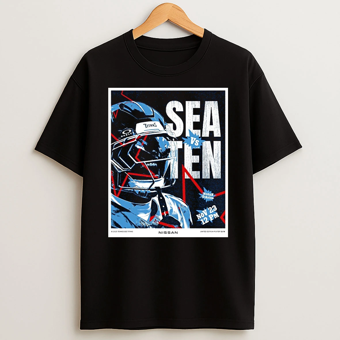 Tennessee Titans Vs Seattle Seahawks Nfl Nissan Stadium November 23 2025 Shirts