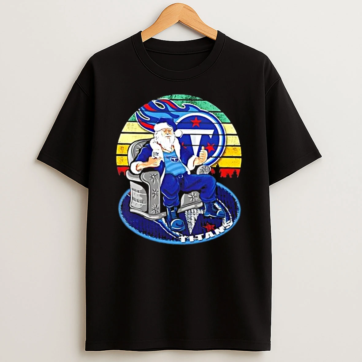 Tennessee Titans X Santa Claus Christmas Vintage Shirts