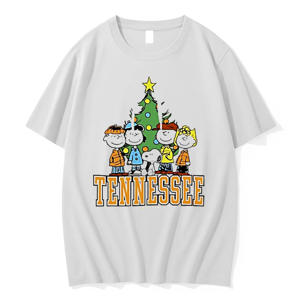 Tennessee Volunteers Peanuts Characters Christmas Tree Shirts