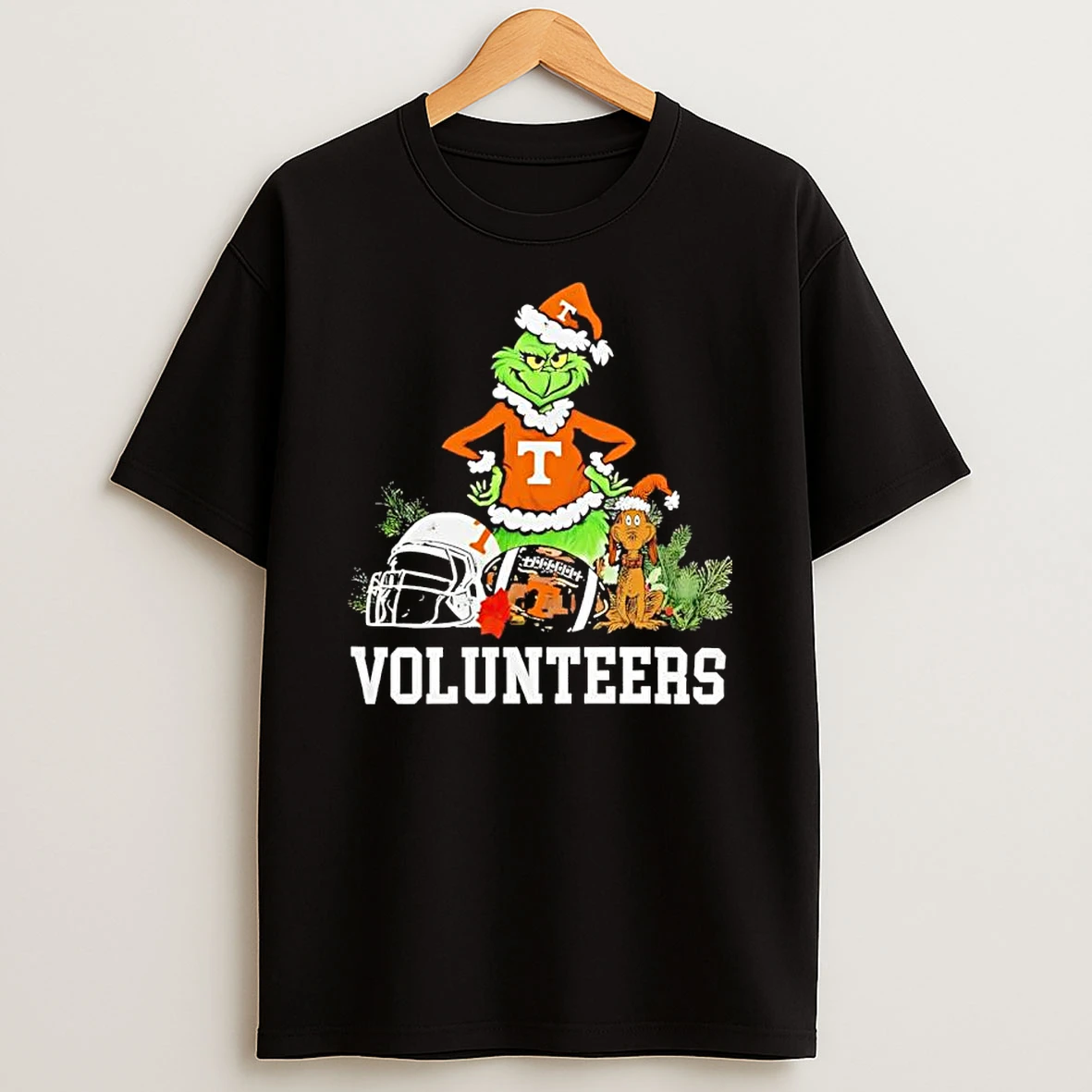 Tennessee Volunteers The Grinch And Max Helmet Christmas 2025 Shirts