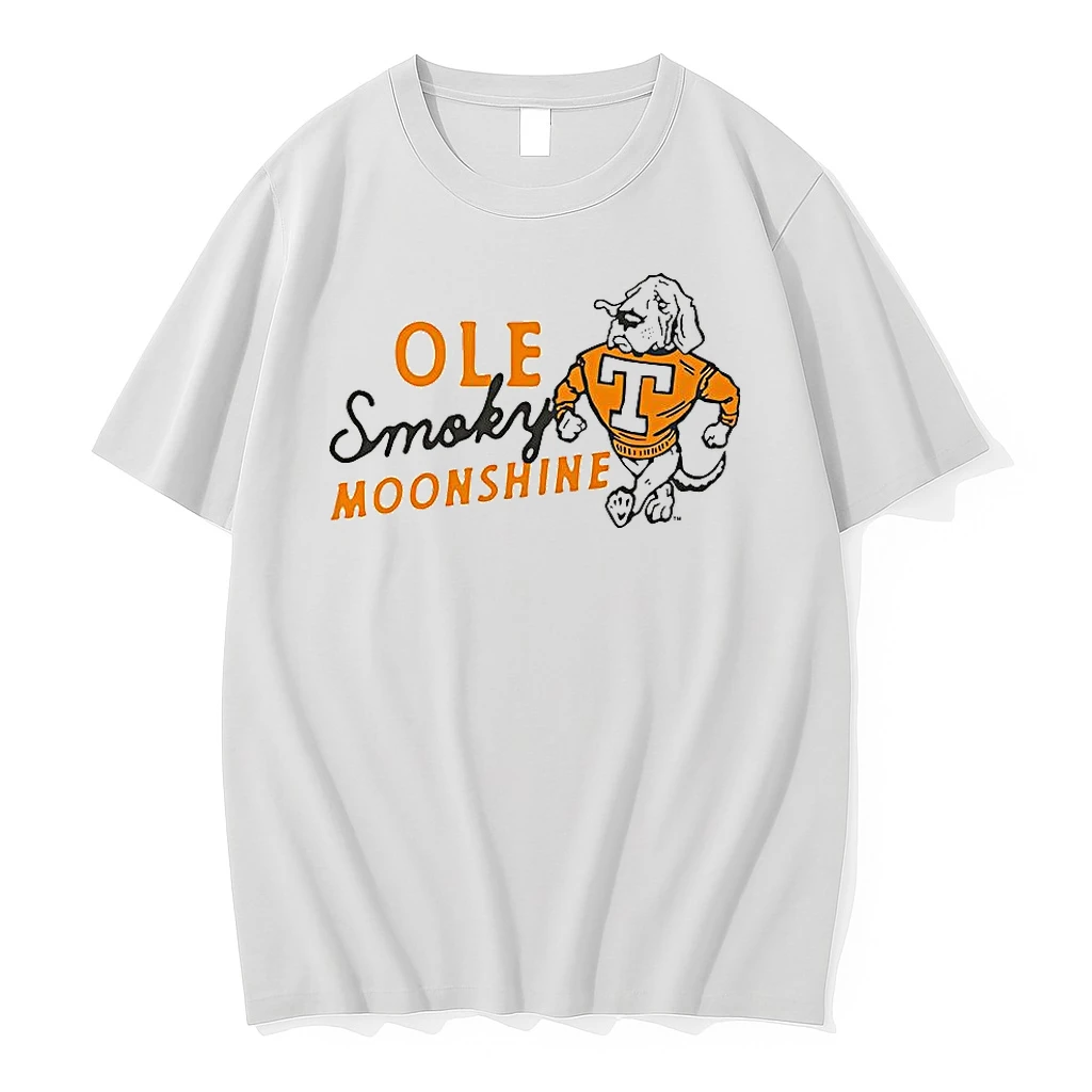 Tennessee Volunteers Football Ole Smoky Moonshine Smokey Strutting Mascot Shirts