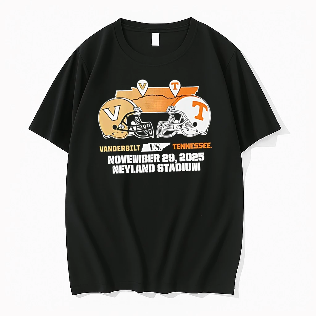 Tennessee Volunteers Vs Vanderbilt Commodores 2025 Neyland Stadium Matchup Shirts