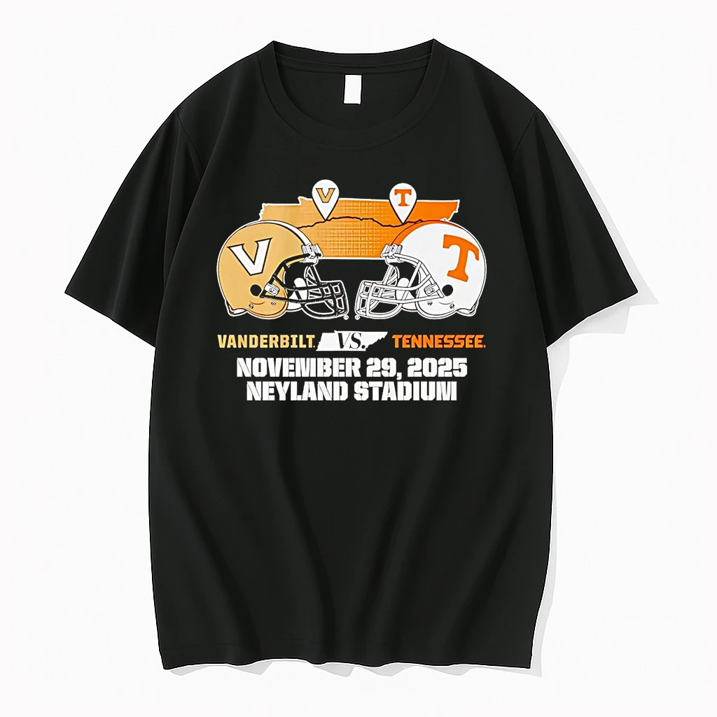Tennessee Volunteers Vs Vanderbilt Commodores Matchup 2025 Shirts