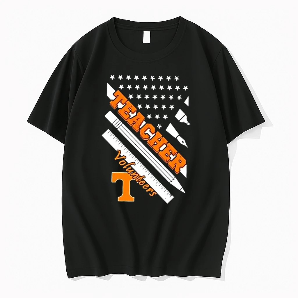 Tennessee Volunteers X Teacher American Flag Shirts