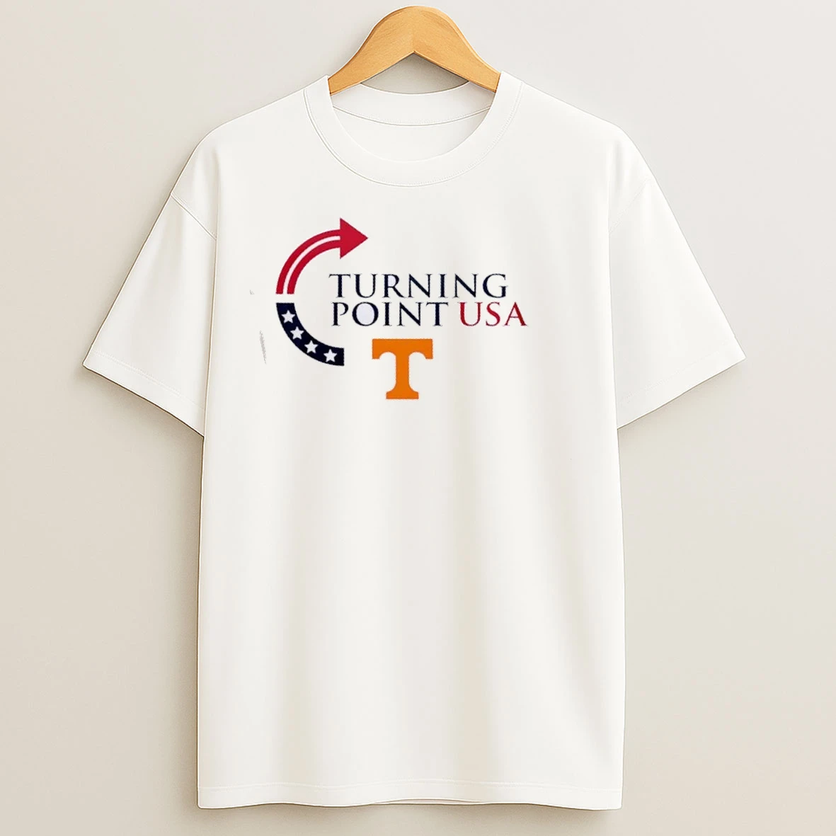 Tennessee Volunteers X Turning Point Usa Freedom Charlie Kirk 2 Sided T Shirts
