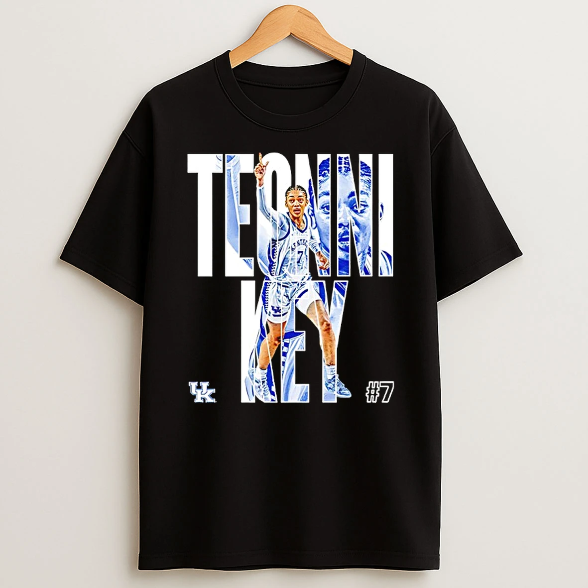 Teonni Key 7 Kentucky Womens Basketball Player Graphic Shirts