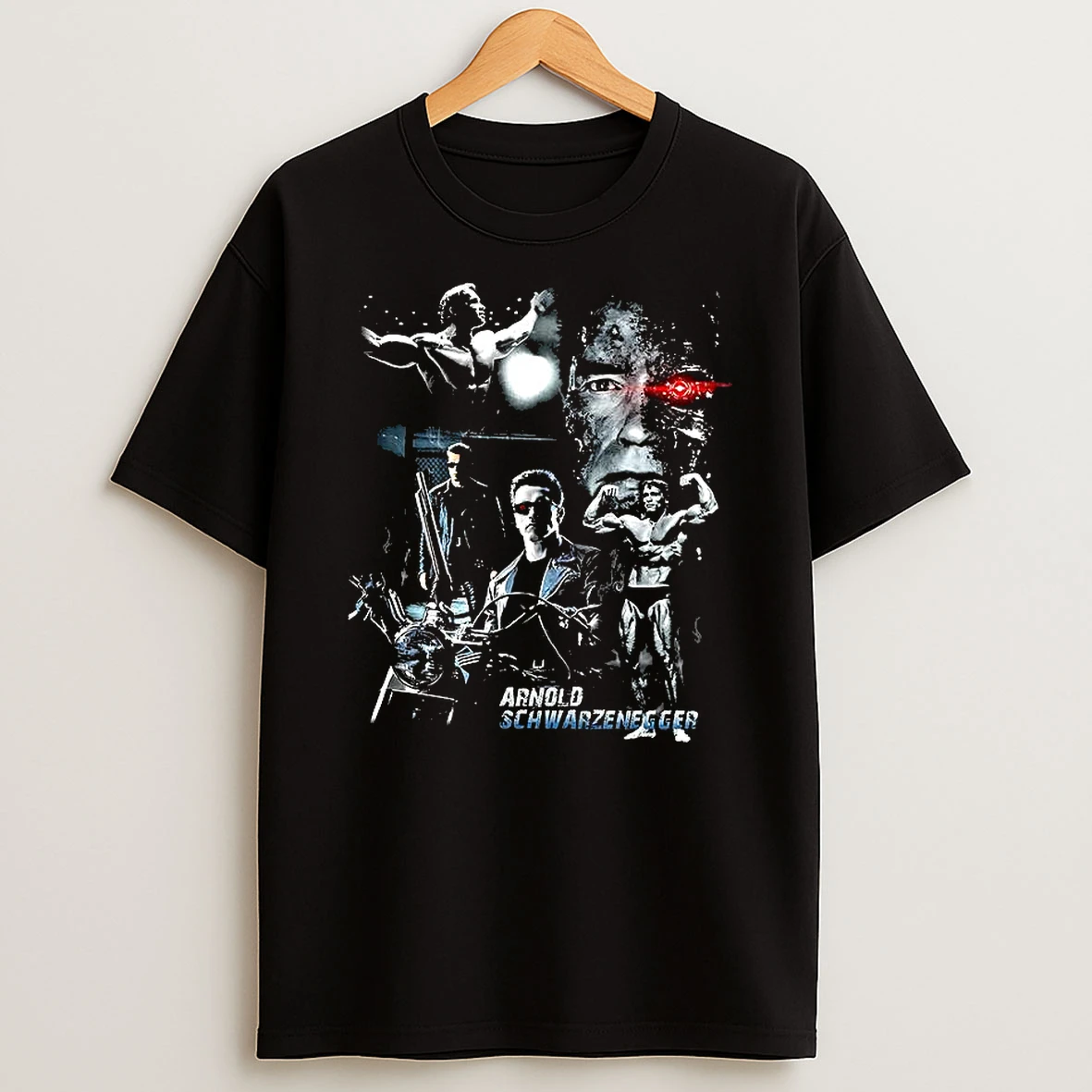 Terminator Arnold Schwarzenegger Cyborg T 800 Graphic Retro Shirts