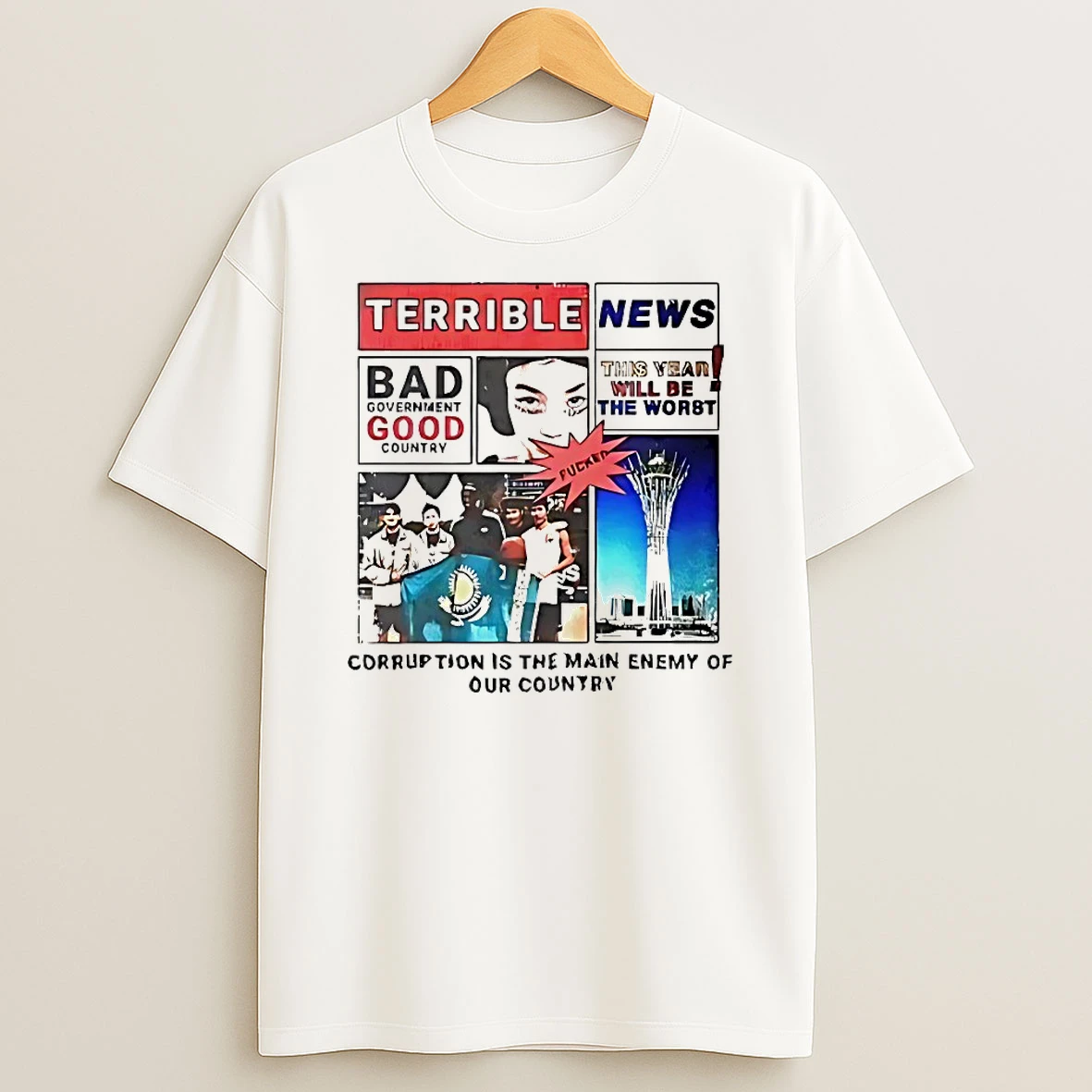 Terrible News Corruption Is The Main Enemy Of Our Country Shirts