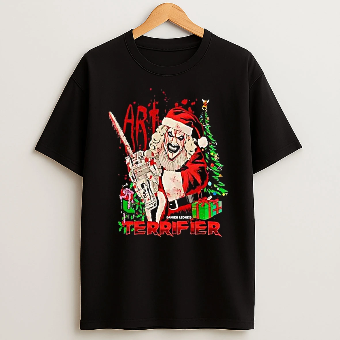 Terrifier 3 Art The Clown Christmas Shirts