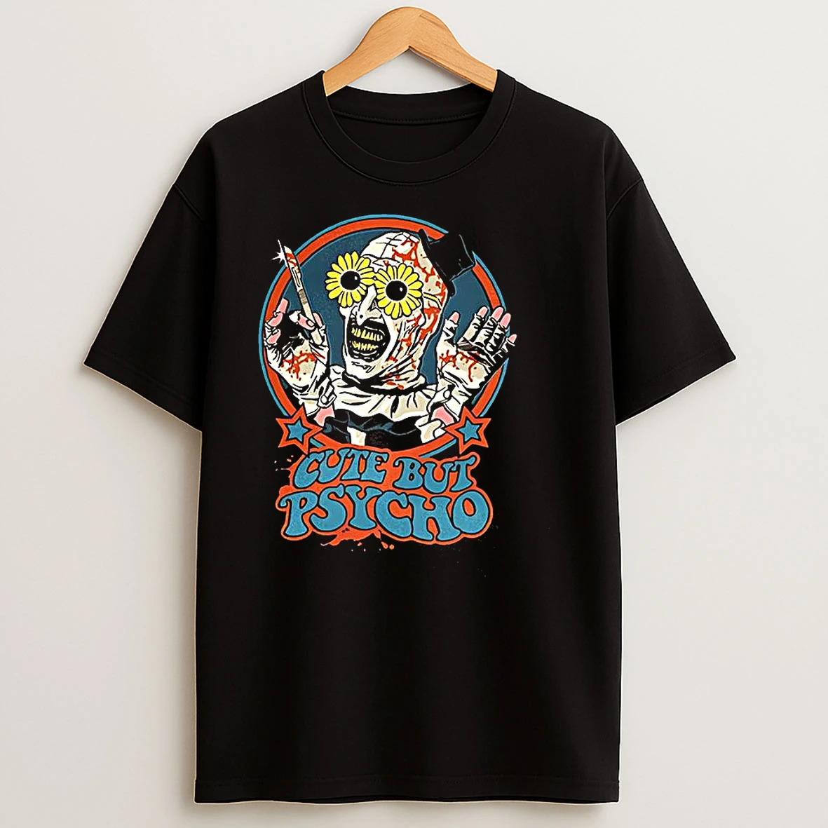 Terrifier Art The Clown Cute But Psycho Horror T Shirts