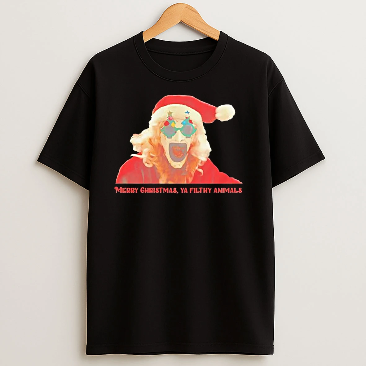 Terrifier Santa Claus Merry Chrismas Ya Filthy Animals T Shirts