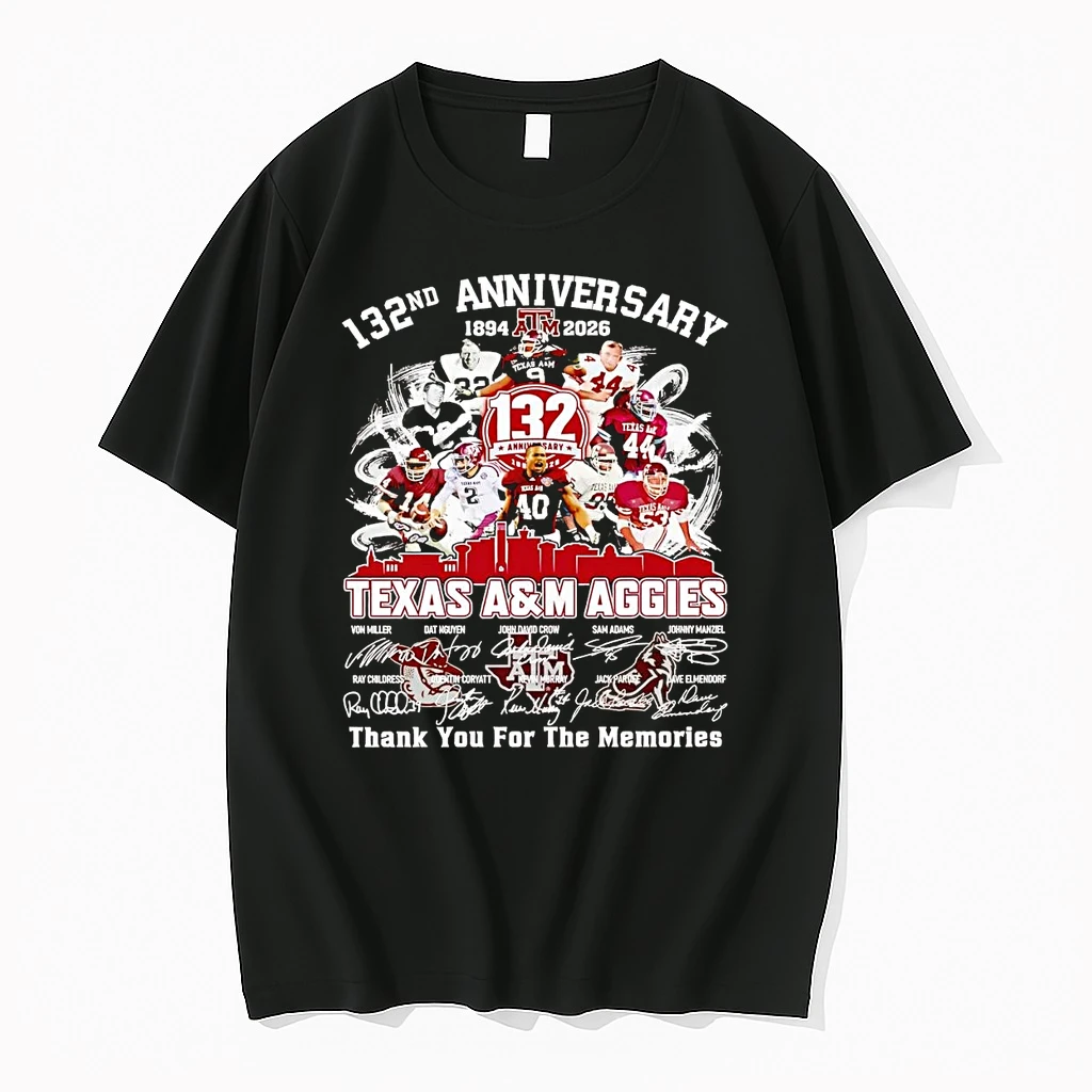 Texas Am Aggies 132nd Anniversary 2026 Thank You For The Memories Shirts