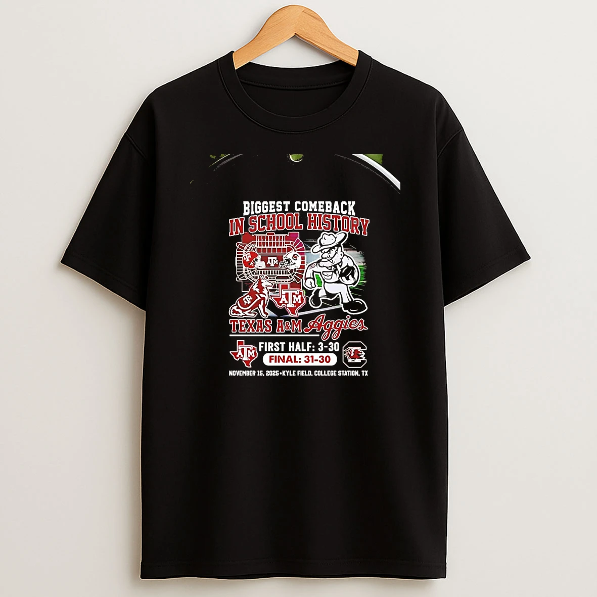Texas Am Aggies 2025 Biggest Comeback In School History Chriast Shirts