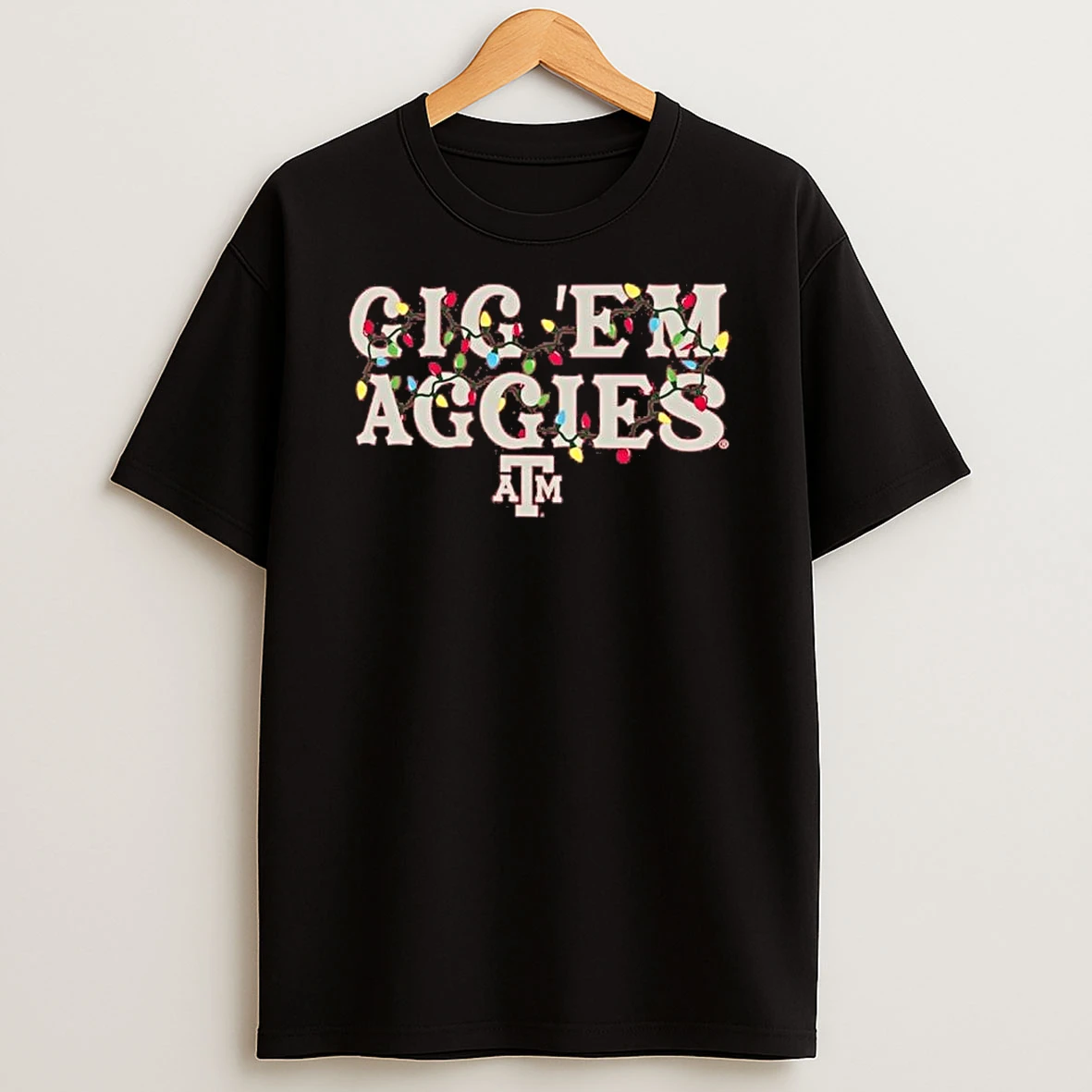 Texas Am Aggies String Lights Christmas Shirts
